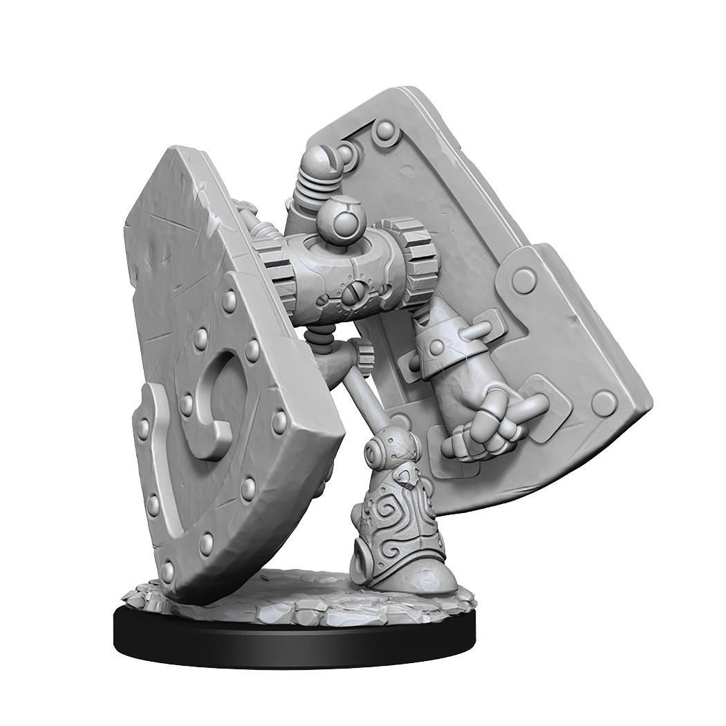 Dungeons and Dragons : Unpainted Miniatures - Wave 15 - Stone Defender & Oaken Bolter | Boutique FDB