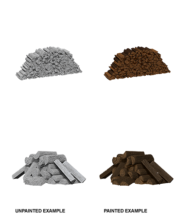 Wizkids : Unpainted Miniatures - Wave 10 - Piles of Wood | Boutique FDB