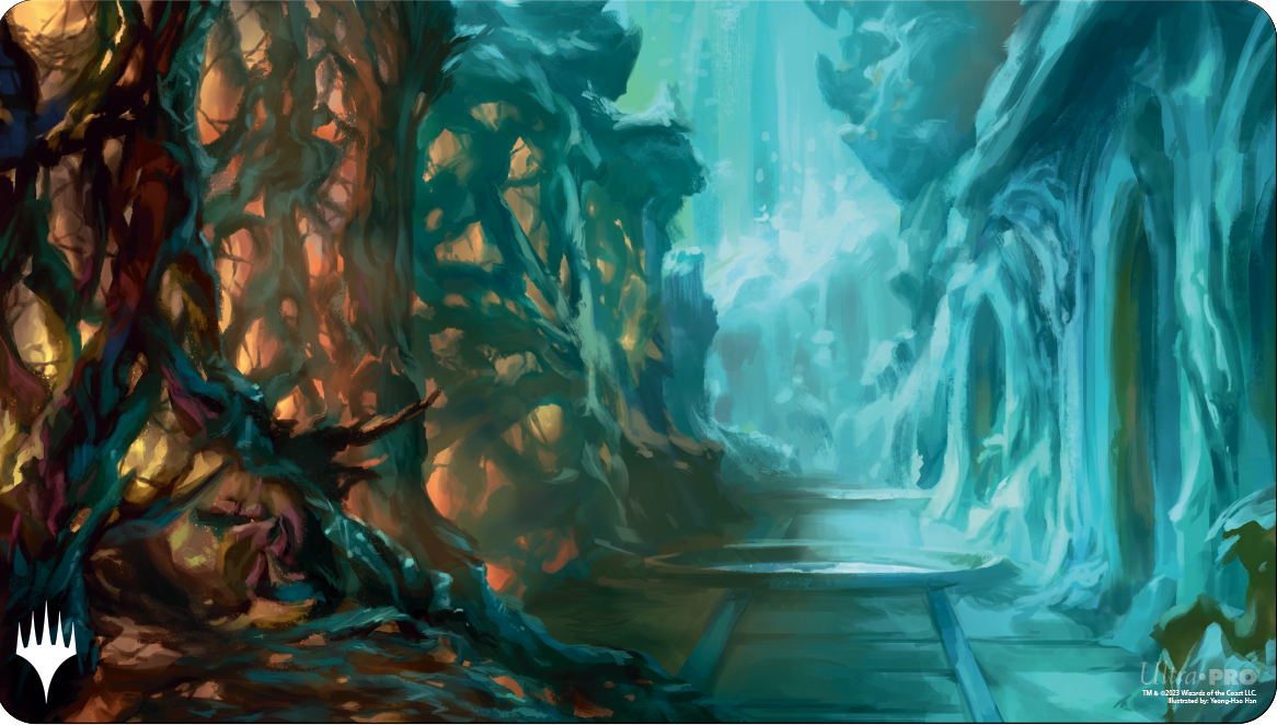 MTG : Playmat - Ravnica Remastered - Simic Combine | Boutique FDB