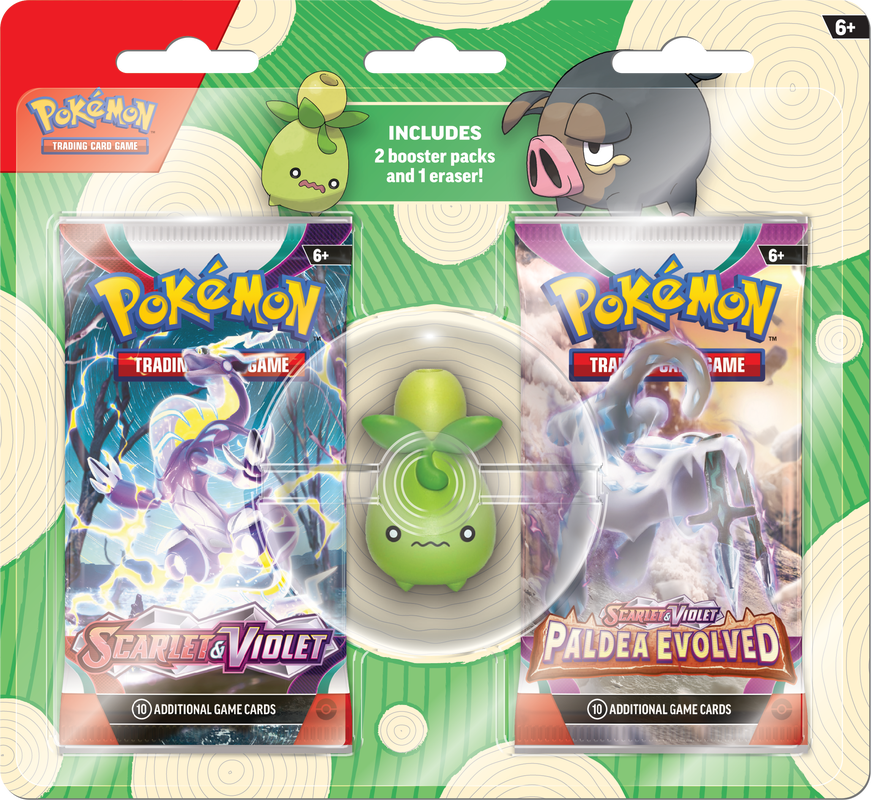 Pokemon : Back to School Eraser Blister 2023 | Boutique FDB