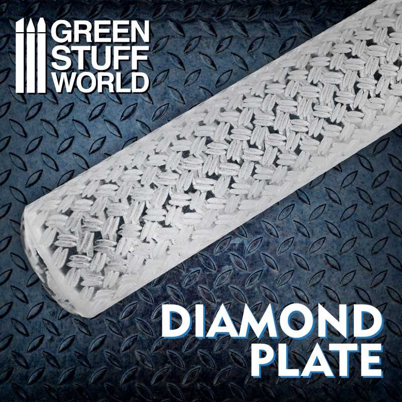 Green Stuff World : Rolling Pin - Diamond Plate | Boutique FDB