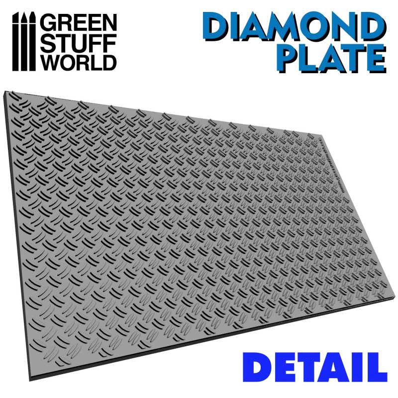 Green Stuff World : Rolling Pin - Diamond Plate | Boutique FDB