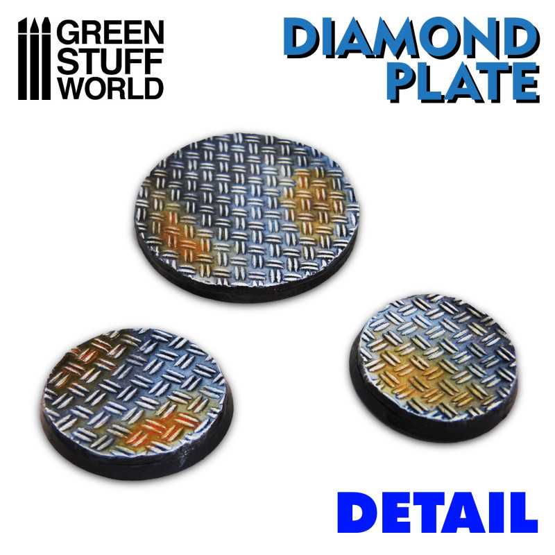 Green Stuff World : Rolling Pin - Diamond Plate | Boutique FDB