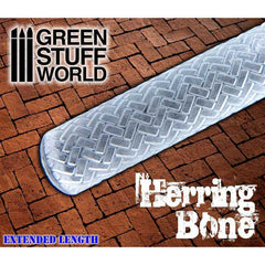 Green Stuff World : Rolling Pin - Herringbone | Boutique FDB