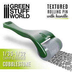 Green Stuff World : Rolling Pin With Handle - Cobblestone | Boutique FDB