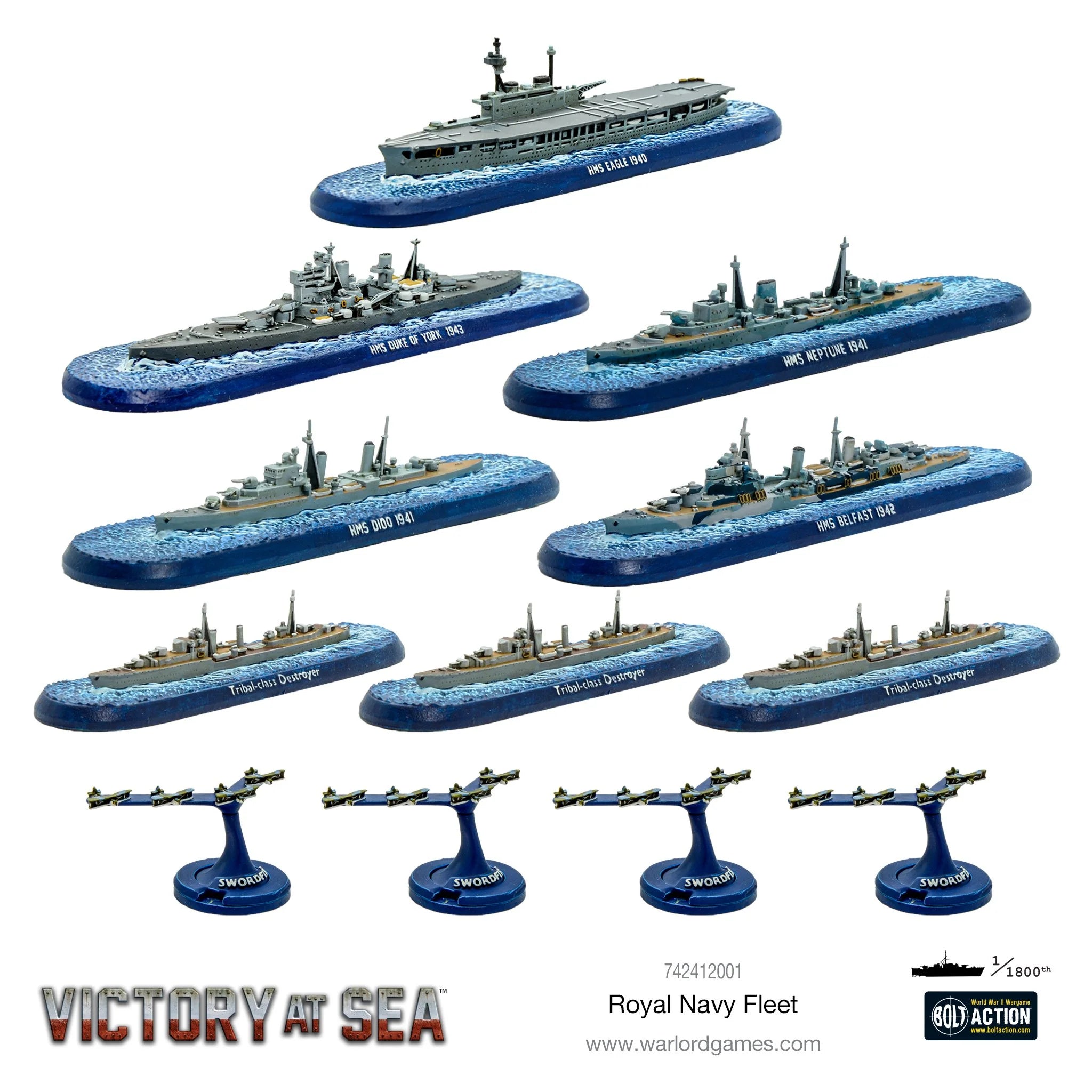 Victory at Sea Royal Navy fleet | Boutique FDB