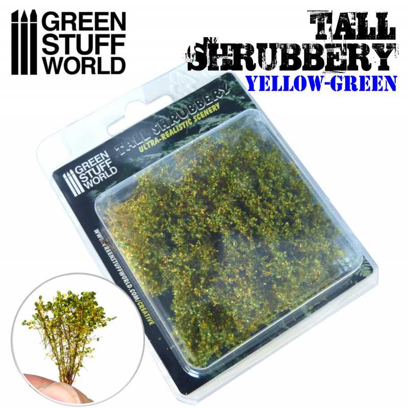 Green Stuff World : Tall Shrubbery - Yellow/Green | Boutique FDB