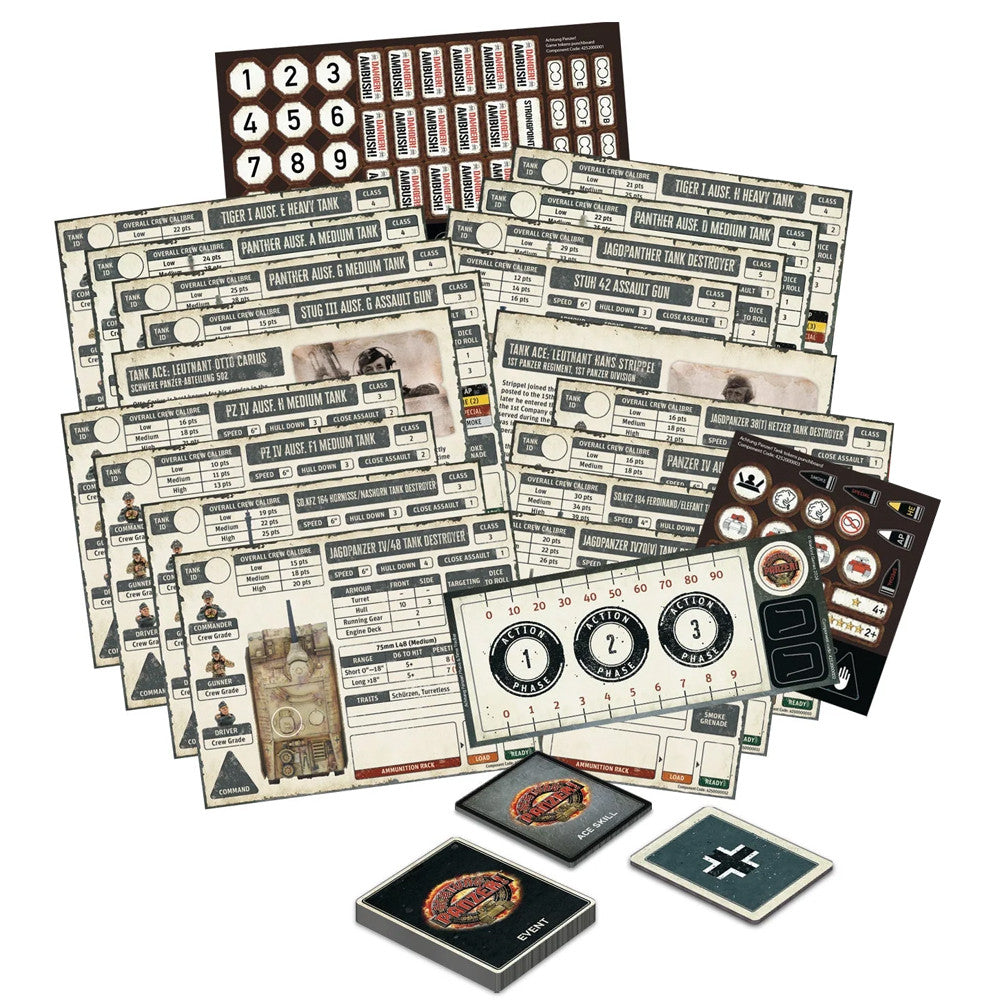 Achtung panzer cards bundle German | Boutique FDB