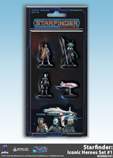 Starfinder Minis : Iconics Heroes Set 1 | Boutique FDB