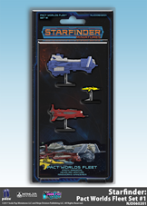 Starfinder Minis : Pact Worlds Fleet Set 1 | Boutique FDB