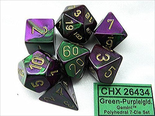 Chessex 7 dice set chx26434 | Boutique FDB