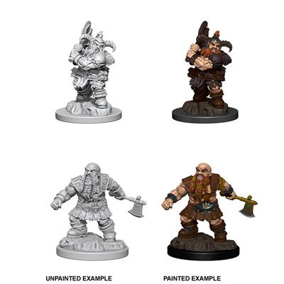 D&D Nolzur's Marvelous Unpainted Miniatures: Wave 6: Male Dwarf Barbarian | Boutique FDB