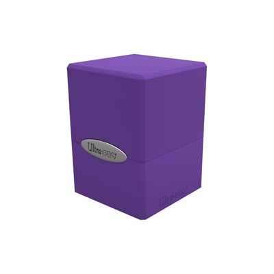 Ultra Pro: Deck Box - Satin Cube - Royal Purple (100ct) | Boutique FDB