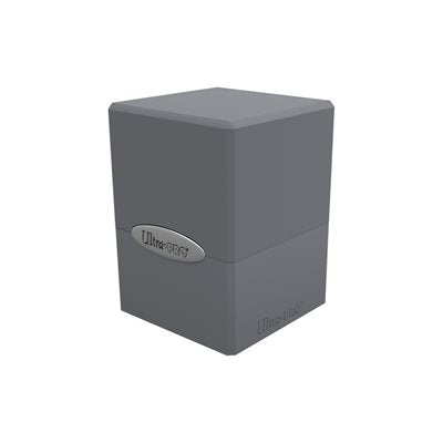 Ultra Pro: Deck Box - Satin Cube - Smoke Grey (100ct) | Boutique FDB