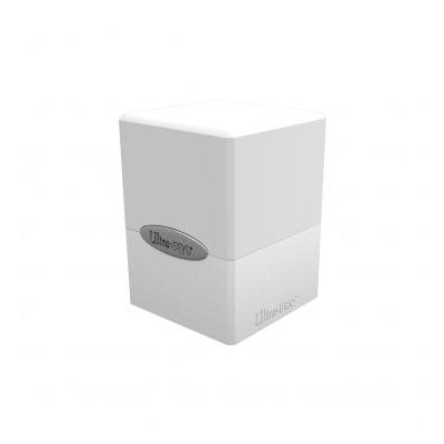 Ultra Pro: Deck Box - Satin Cube - Arctic White (100ct) | Boutique FDB