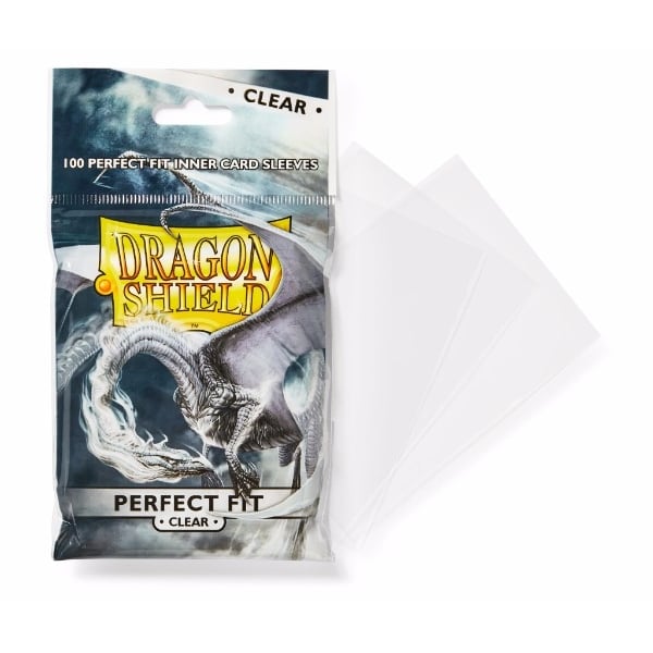 DRAGON SHIELD SLEEVES PERFECT FIT CLEAR 100CT | Boutique FDB