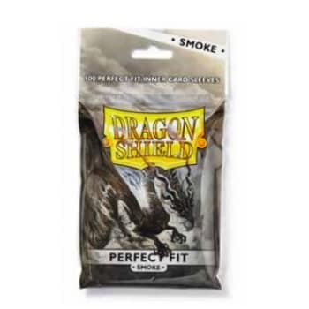 DRAGON SHIELD SLEEVES PERFECT FIT SMOKE 100CT | Boutique FDB