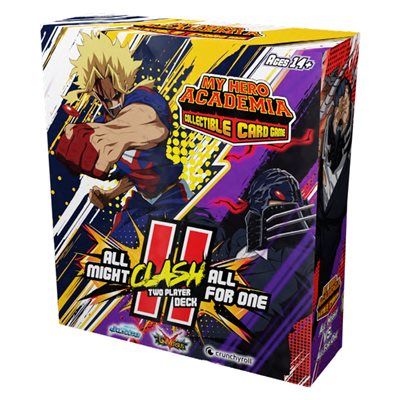 My Hero Academia CCG: Series 4 League of Villains - 2 Player Set - All Might VS All For One | Boutique FDB