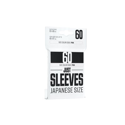 Gamegenic Sleeves : Just Sleeves - Japanese Size - Black (60) | Boutique FDB