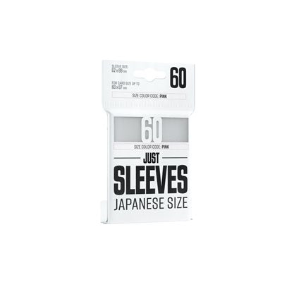 Gamegenic Sleeves : Just Sleeves - Japanese Size - White (60) | Boutique FDB