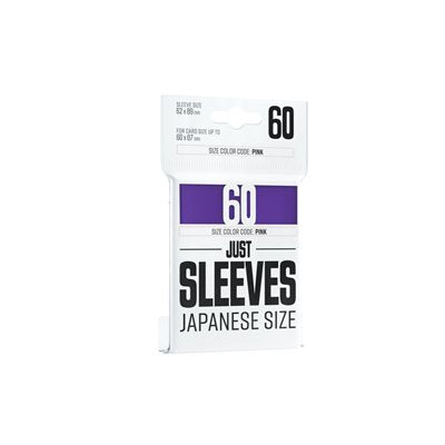 Gamegenic Sleeves : Just Sleeves - Japanese Size - Purple (60) | Boutique FDB