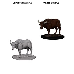 WizKids : Unpainted Miniatures - Wave 4 - Oxen | Boutique FDB