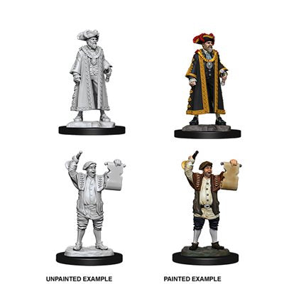 Wizkids : Unpainted Miniatures - Wave 10 - Mayor and Town Crier | Boutique FDB