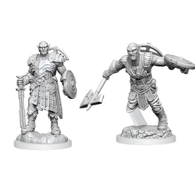 Dungeons & Dragons : Unpainted Miniatures - Wave 20 - Earth Genasi Fighter | Boutique FDB