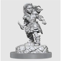 Dungeons & Dragons : Unpainted Miniatures - Wave 20 - Halfling Rogue Female | Boutique FDB