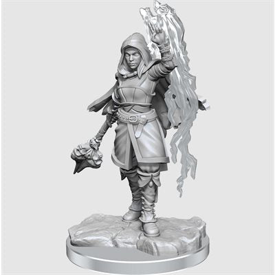 Dungeons & Dragons : Unpainted Miniatures - Wave 20 - Half-Elf Warlock | Boutique FDB