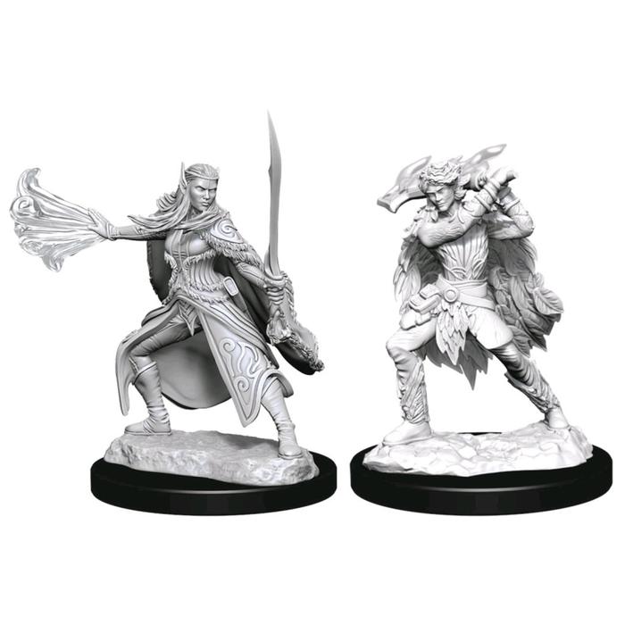 Dungeons & Dragons : Unpainted Miniatures - Wave 15 - Winter Eladrin & Spring Eladrin | Boutique FDB