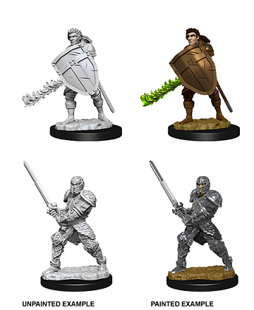 D&D Nolzur's Marvelous Unpainted Miniatures: Human Fighter | Boutique FDB