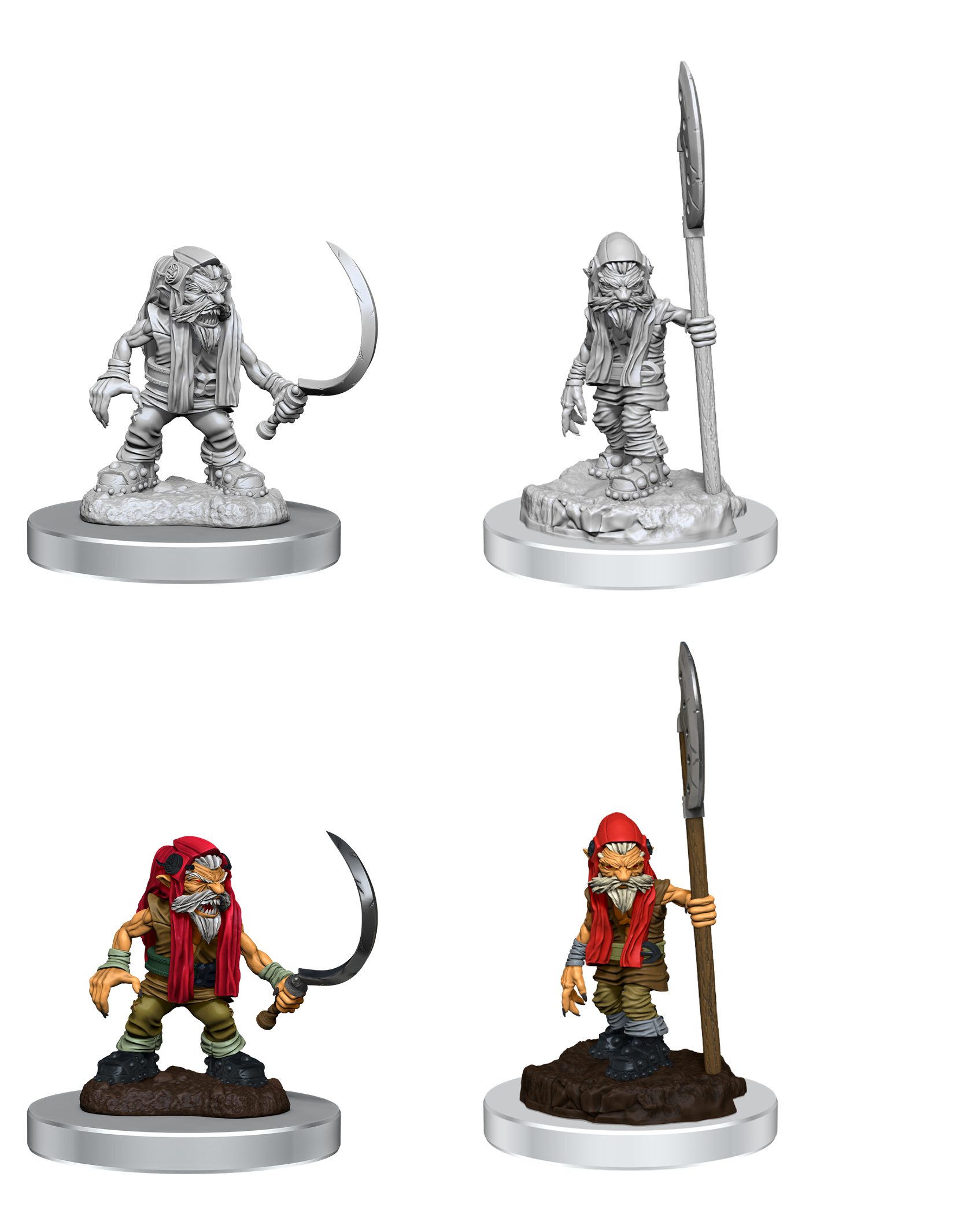 Dungeons & Dragons : Unpainted Miniatures - Wave 16 - Redcaps | Boutique FDB