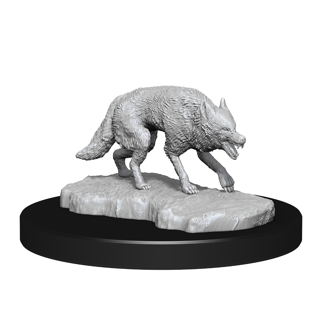 Dungeons & Dragons : Unpainted Miniatures - Wave 14 - Jackalwere & Jackal | Boutique FDB