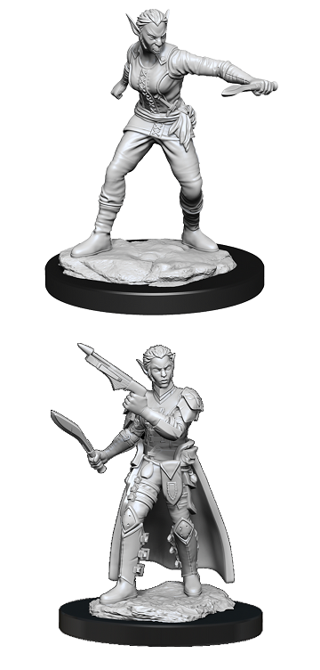 Dungeons & Dragons : Unpainted Miniatures - Wave 13 - Shifter Rogue Female | Boutique FDB