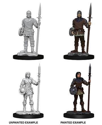 Wizkids Unpainted Miniatures : WV10 Guards | Boutique FDB