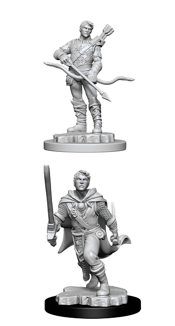 Dungeons and Dragons : Unpainted Miniatures - Wave 11 - Human Male Ranger | Boutique FDB