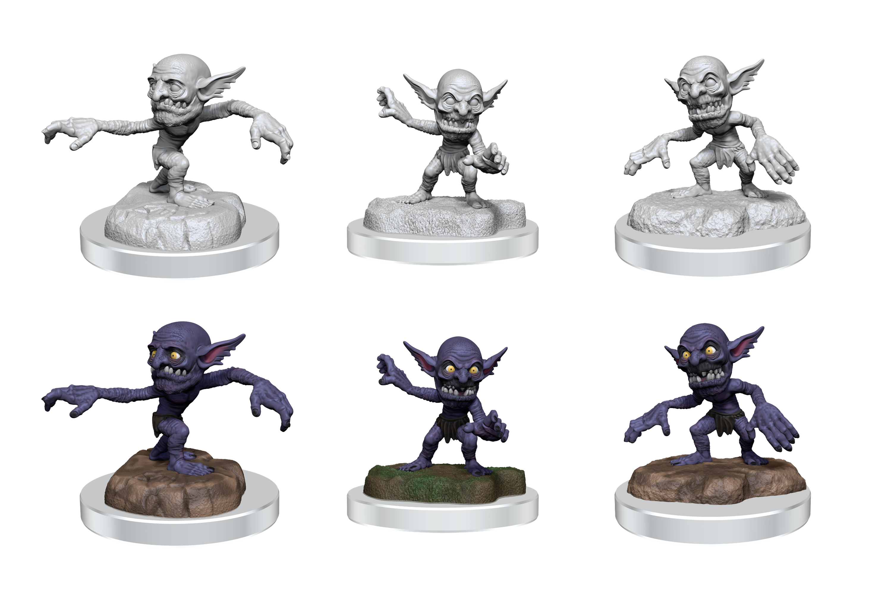 Dungeons and Dragons : Unpainted Miniatures - Wave 16 - Boggles | Boutique FDB