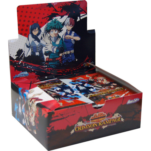 MY HERO ACADEMIA CCG - CRIMSON RAMPAGE BOOSTER BOX | Boutique FDB