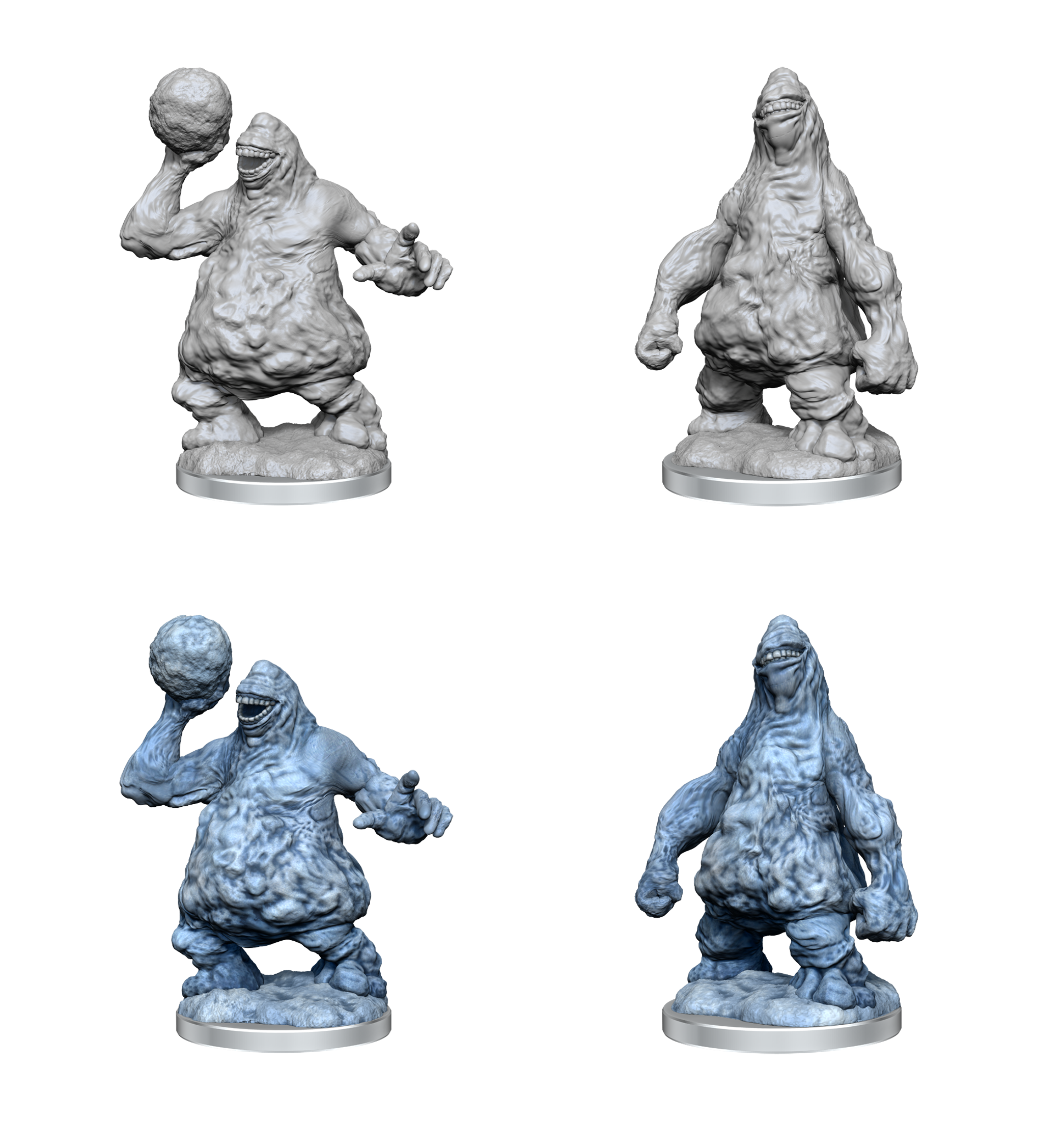 Dungeons and Dragons : Unpainted Miniatures - Wave 16 - Snow Golems | Boutique FDB