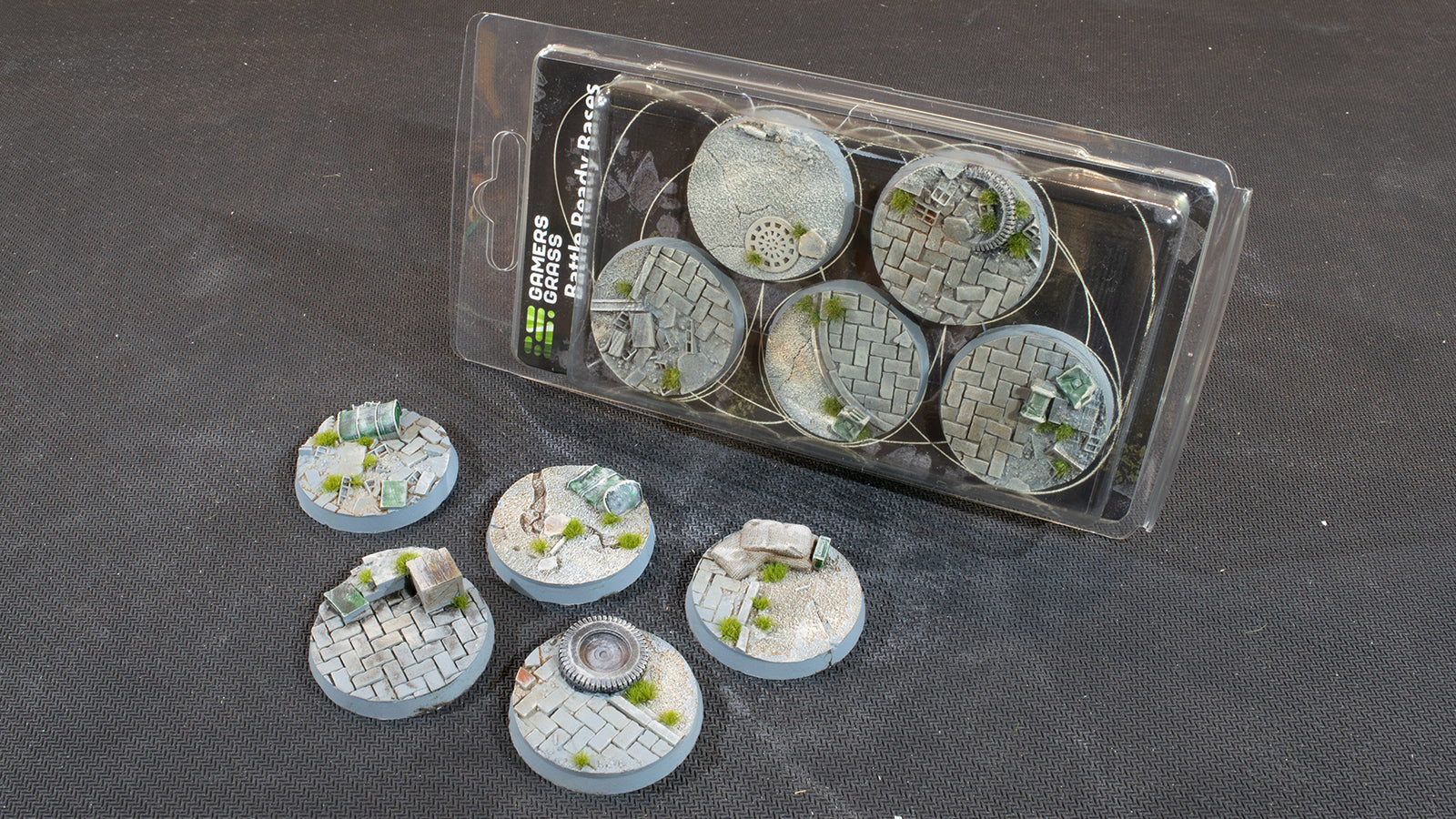 GamersGrass - Battle Ready Bases - Urban Warfare, Round 40mm | Boutique FDB