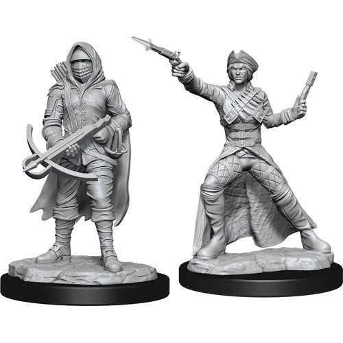 Wizkids : Unpainted Miniatures - Wave 15 - Bounty Hunter & Outlaw | Boutique FDB